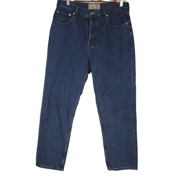 Men's Everlane 4 Button Button fly Denim Blue Jeans Size 30x26 - Picture 2 of 8